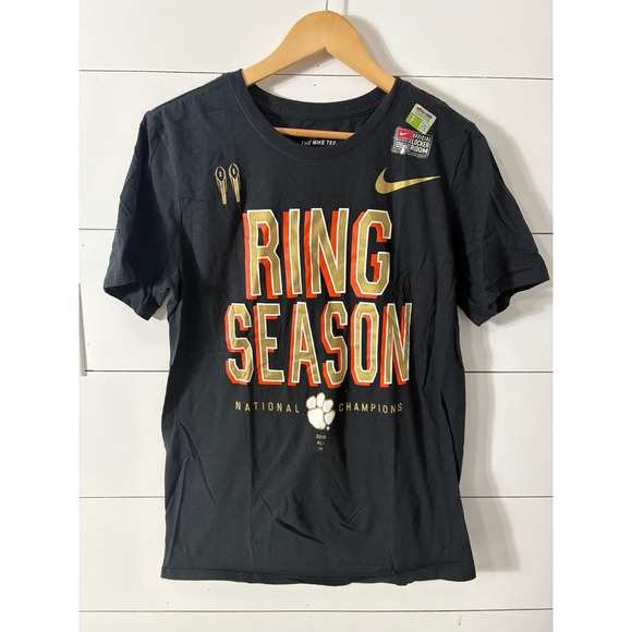 Nike Clemson Tigers Ring Season National Champions T-Shirt Small Football Season - Picture 1 of 6